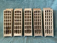 Used, Set Of 5 Vintage SUPERB Ceramic Radiant Heater Grate Bricks for sale  Shipping to Ireland