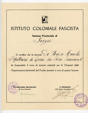 Istituto coloniale fascista usato  Milano