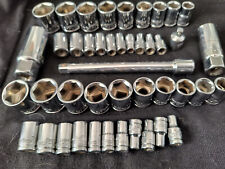 MasterCraft 44 Piece Set SOCKETS 6 point-COMPLETE for sale  Shipping to South Africa