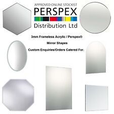 Frameless perspex silver for sale  CHELMSFORD