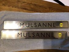 Bentley mulsanne badge for sale  Shipping to Ireland