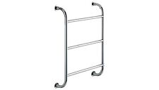 Used, Chrome Heated Curved Wall TOWEL RAIL Radiator  670mm W x 670mm H for sale  Shipping to South Africa