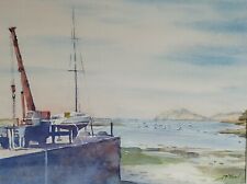 Peinture aquarelle bateau d'occasion  Plestin-les-Grèves