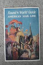 American Mail Line - Round the World Guide - 1928 segunda mano  Embacar hacia Argentina