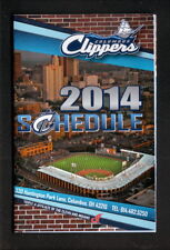 Columbus Clippers--2014 Pocket Schedule--Roosters--Huntington Park--Indians comprar usado  Enviando para Brazil