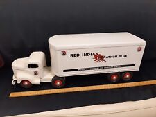 Used, Early 1950s MINNITOY - Red Indian - Pressed Steel Transport Truck Toy RESTORED for sale  Shipping to South Africa