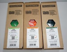 Usado, Lote de Filamento Prusament - Verde Neon PETG, Laranja Prusa PETG, Verde Opala PLA comprar usado  Enviando para Brazil