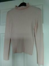 Pink ribbed jumper for sale  WATFORD