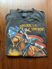 Vintage Harley 3d Emblem Rare American Cowboy Shirt for sale  Shipping to South Africa