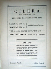 Pubblicita gilera produzione usato  San Giovanni La Punta