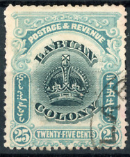 Labuan 1902 25c for sale  GILLINGHAM