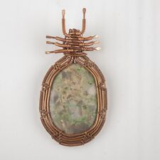 Verasite Gemstone Handmade Jewelry Copper Sister Gift Wire Wrap Pendant 3.44" for sale  Shipping to South Africa