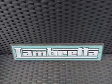 Lambretta wooden sign for sale  HULL