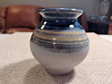 Studio Art Pottery Vase 3 1/2” Inch Tall Signed By Artist AL, used for sale  Shipping to South Africa