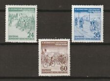 Alemania DDR 1953 Sc# 148-150 Como Nueva Estampillada sin montar o nunca montada bicicleta internacional carreras deportes paz segunda mano  Embacar hacia Argentina