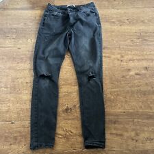 Black ripped jeans for sale  MANCHESTER