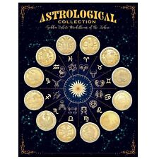 Astrological medallions zodiac for sale  USA