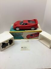 Coche deportivo rojo vintage 2 vías VHS rebobinador automático luces de salida caja original segunda mano  Embacar hacia Argentina