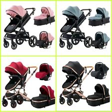 Passeggino Trio Elegante Baby Carrozzina 3in1 Bambini Neonati Ovetto Vari Colori na sprzedaż  Wysyłka do Poland