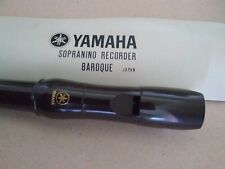 Yamaha recorder soprano for sale  WIRRAL