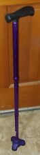 HurryCane Freedom All-Terrain Pivoting Base Folding Walking Cane Purple  for sale  Shipping to South Africa