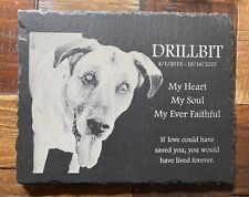 Slate pet memorial for sale  Shipping to Ireland