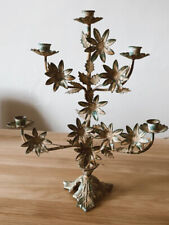 Metal candlestick floral for sale  SURBITON