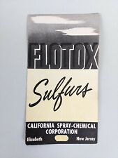 Vintage flotox sulfurs for sale  Jefferson