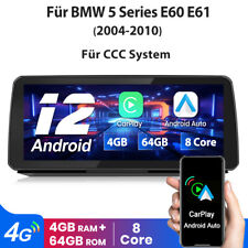 Carplay do BMW E60 E61 CCC 12.3"Android 12 Radio samochodowe GPS Nawigacja WIFI BT Octa Core, używany na sprzedaż  Wysyłka do Poland