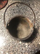 Vintage Small Cast Iron Peyote? Rare Small Size,Bean Pot, Cowboy Kettle,Cauldron for sale  Shipping to Ireland