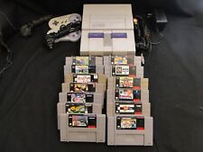 Consola Super Nintendo SNES con 2 mandos y 13 juegos, conexiones, limpia y prueba segunda mano  Embacar hacia Argentina