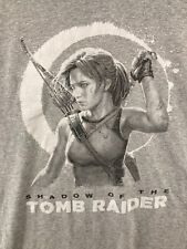 Camisa de promoción grande gris para juegos de botín Tomb Raider Laura Croft segunda mano  Embacar hacia Argentina