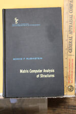 1966 Matrix Computer Analysis of Structures Book Moshe F. Rubinstein comprar usado  Enviando para Brazil