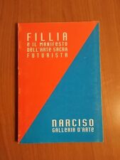 Futurismo fillia manifesto usato  Grugliasco