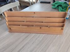 Wooden letter rack for sale  LLANELLI