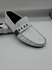 Baldinini moccasins white for sale  GAINSBOROUGH