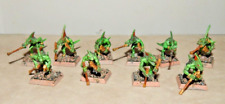 LIZARDMEN SKINKS WARHAMMER X 10 NICELY PAINTED for sale  Shipping to South Africa