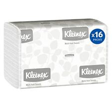 Toalhas de papel multifold Kleenex 01890, branco, 16 pacotes/caixa, 150 papéis triplos comprar usado  Enviando para Brazil