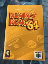 Donkey Kong 64 #U/NUS-NDOE-USA Manual de Instruções Autêntico Nintendo 64 comprar usado  Enviando para Brazil