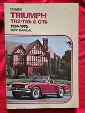 Triumph TR2 TR3 TR4 TR250 GT6 1954-1976 Tune-up Shop Manual de Serviço de Reparo Livro comprar usado  Enviando para Brazil