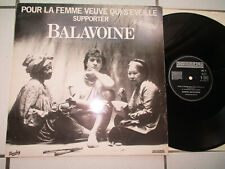 Daniel Balavoine Maxi 45 tours Barclay Promo 1983 " Pour la femme veuve ... " d'occasion  Expédié en Belgium