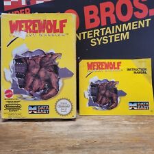 Werewolf The Last Warrior Caja y Manual Solo Nintendo Entertainment System NES segunda mano  Embacar hacia Argentina
