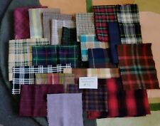Tweed tartan fabric for sale  WIRRAL