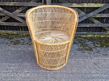 Wicker barrel shaped for sale  Shipping to Ireland