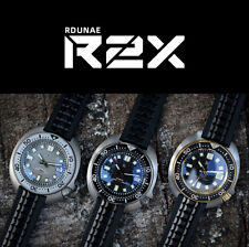 Rdunae Retangula 6105-8110 Willard Turtle NH35 Automatic Watch Diver C3 46mm 316L myynnissä  Leverans till Finland