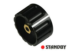 Używany, 2pcs Classic collet knob 36 mm glossy black ELMA 021-6520 Shaft 1/4" (6,35mm) na sprzedaż  PL