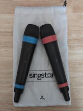 Singstar PlayStation Wireless Microphones, No Receiver, With Bag for sale  Shipping to South Africa