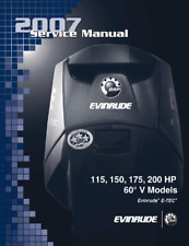 Manual de servicio fueraborda Evinrude ETEC 115 150 175 200 | 2007 | 60 V | CD segunda mano  Embacar hacia Argentina