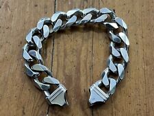 Silver curb bracelet for sale  SPALDING