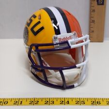 Mini capacete LSU Clemson Ridell jogo campeonato de futebol americano universitário 2020, usado comprar usado  Enviando para Brazil
